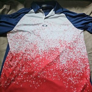 Men's collared Oakley shirt 2xl